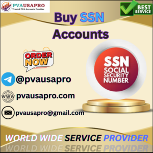 Buy SSN Accounts